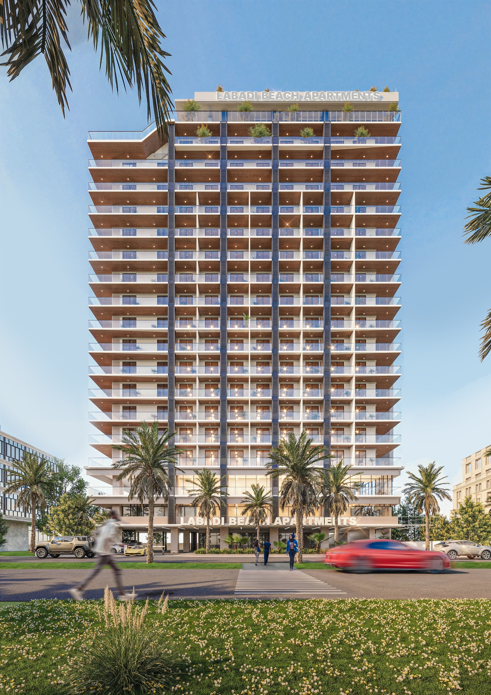 Labadi Beach Apartments architectural view